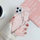 Gilding Marble Pattern Soft TPU Protective Case for iPhone 11 Pro(Pink) - 1