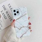 Gilding Marble Pattern Soft TPU Protective Case for iPhone 11 Pro Max(White) - 1