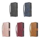 For iPhone XR Zipper Wallet Bag Horizontal Flip PU Leather Case with Holder & 9 Card Slots & Wallet & Lanyard & Photo Frame(Brown) - 8