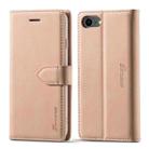 For iPhone 7 / 8 Forwenw F1 Series Matte Strong Magnetism Horizontal Flip Leather Case with Holder & Card Slots & Wallet & Photo Frame(Rose Gold) - 1