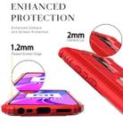 For Xiaomi Redmi 9 Prime Carbon Fiber Protective Case with 360 Degree Rotating Ring Holder(Red) - 4