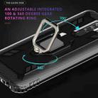 For Xiaomi Redmi 9 Prime Carbon Fiber Protective Case with 360 Degree Rotating Ring Holder(Black) - 7