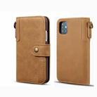 For Samsung Galaxy Note20 Ultra Cowhide Texture Horizontal Flip Leather Case with Holder & Card Slots & Wallet & Lanyard(Brown) - 1