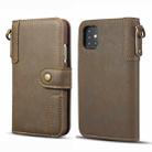 For Samsung Galaxy Note20 Cowhide Texture Horizontal Flip Leather Case with Holder & Card Slots & Wallet & Lanyard(Coffee) - 1