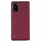 For Samsung Galaxy Note 20 GEBEI Full-coverage Shockproof Leather Protective Case(Red) - 1