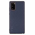 For Samsung Galaxy Note 20 GEBEI Full-coverage Shockproof Leather Protective Case(Blue) - 1