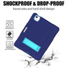 Contrast Color Robot Shockproof Silicon + PC Protective Case with Holder & Pen Slot For iPad Air 2022 / 2020 10.9(Navy Blue+Blue)(Navy Blue+Blue) - 6