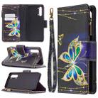 For OPPO Find X2 Lite Colored Drawing Pattern Zipper Horizontal Flip Leather Case with Holder & Card Slots & Wallet(Big Butterfly) - 1