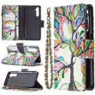 For OPPO Realme 6 Colored Drawing Pattern Zipper Horizontal Flip Leather Case with Holder & Card Slots & Wallet(Tree) - 1