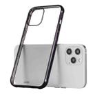 For iPhone 12 Pro Max GEBEI Plating TPU Shockproof Protective Case(Black) - 1