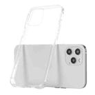 For iPhone 12 Pro Max GEBEI Plating TPU Shockproof Protective Case(Transparent) - 1