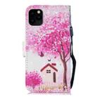3D Painting Pattern Coloured Drawing Horizontal Flip PU Leather Case with Holder & Card Slots & Wallet For iPhone 12 mini(Tree House) - 3