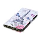 3D Painting Pattern Coloured Drawing Horizontal Flip PU Leather Case with Holder & Card Slots & Wallet For iPhone 12 mini(Eiffel Tower) - 7