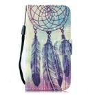 3D Painting Pattern Coloured Drawing Horizontal Flip PU Leather Case with Holder & Card Slots & Wallet For iPhone 12 mini(Feather Wind Chimes) - 2
