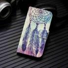 3D Painting Pattern Coloured Drawing Horizontal Flip PU Leather Case with Holder & Card Slots & Wallet For iPhone 12 mini(Feather Wind Chimes) - 9