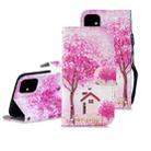 3D Painting Pattern Coloured Drawing Horizontal Flip PU Leather Case with Holder & Card Slots & Wallet For iPhone 12 / 12 Pro(Tree House) - 1