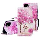 3D Diamond Encrusted Painting Pattern Coloured Drawing Horizontal Flip PU Leather Case with Holder & Card Slots & Wallet For iPhone 12 mini(Tree House) - 1