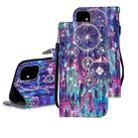 3D Diamond Encrusted Painting Pattern Coloured Drawing Horizontal Flip PU Leather Case with Holder & Card Slots & Wallet For iPhone 12 Pro Max(Starry Wind Chime) - 1