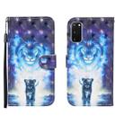 For Samsung Galaxy S20 FE 3D Painted Pattern Horizontal Flip Leather Case with Holder & Wallet & Card slot & Lanyard (Lion) - 1