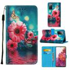 For Samsung Galaxy S20 FE 5G Colored Drawing Pattern Horizontal Flip Leather Case with Holder & Card Slot & Lanyard(Chrysanthemum) - 1