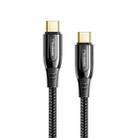 Mcdodo CA-812 100W Type-C / USB-C to Type-C / USB-C Charging Data Cable, Length:1.2m(Black) - 1