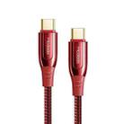 Mcdodo CA-812 100W Type-C / USB-C to Type-C / USB-C Charging Data Cable, Length:1.2m(Red) - 1