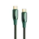 Mcdodo CA-812 100W Type-C / USB-C to Type-C / USB-C Charging Data Cable, Length:1.2m(Dark Green) - 1