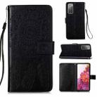 For Samsung Galaxy S20 FE 5G Dream Catcher Printing Horizontal Flip Leather Case with Holder & Card Slots & Wallet & Lanyard(Black) - 1