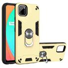 For OPPO Realme C11 Armour Series PC + TPU Protective Case with Ring Holder(Gold) - 1