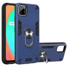 For OPPO Realme C11 Armour Series PC + TPU Protective Case with Ring Holder(Royal Blue) - 1