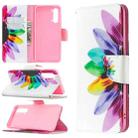 For OPPO Find X2 Lite Colored Drawing Pattern Horizontal Flip Leather Case with Holder & Card Slots & Wallet(Sun Flower) - 1