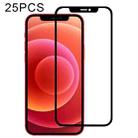 For iPhone 12 mini 25pcs Full Glue Full Screen Tempered Glass Film - 1