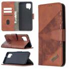 For Samsung Galaxy A42 5G Matching Color Crocodile Texture Horizontal Flip PU Leather Case with Wallet & Holder & Card Slots(Brown) - 1