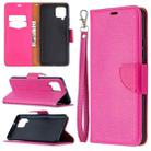 For Samsung Galaxy A42 5G Litchi Texture Pure Color Horizontal Flip PU Leather Case with Holder & Card Slots & Wallet & Lanyard(Rose Red) - 1