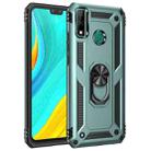 For Huawei Y8s Shockproof TPU + PC Protective Case with 360 Degree Rotating Holder(Green) - 1