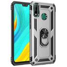 For Huawei Y8s Shockproof TPU + PC Protective Case with 360 Degree Rotating Holder(Silver) - 1