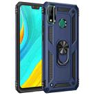 For Huawei Y8s Shockproof TPU + PC Protective Case with 360 Degree Rotating Holder(Blue) - 1