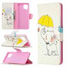 For Samsung Galaxy A42 5G Colored Drawing Pattern Horizontal Flip Leather Case with Holder & Card Slots & Wallet(Umbrella Elephant) - 1