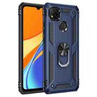 For Xiaomi Redmi 9C Shockproof TPU + PC Protective Case with 360 Degree Rotating Holder(Blue) - 1