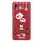 For Samsung Galaxy A01 Core Christmas Series Clear TPU Protective Case(Trojan Bear Deer) - 1