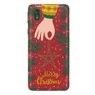 For Samsung Galaxy A01 Core Christmas Series Clear TPU Protective Case(Five-pointed Star) - 1