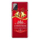 For Samsung Galaxy A21s Christmas Series Clear TPU Protective Case(Golden Bell) - 1