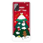 For Samsung Galaxy A21s Christmas Series Clear TPU Protective Case(Three-tier Christmas Tree) - 1