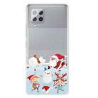 For Samsung Galaxy A42 Christmas Series Clear TPU Protective Case(Snow Entertainment) - 1