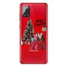 For Samsung Galaxy A51 Christmas Series Clear TPU Protective Case(Christmas Pajamas) - 1
