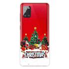 For Samsung Galaxy A71 5G Christmas Series Clear TPU Protective Case(Retro Old Man) - 1