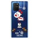 For Samsung Galaxy A91 / S10 Lite / M80s Christmas Series Clear TPU Protective Case(Trojan Bear Deer) - 1