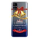 For Samsung Galaxy M51 Christmas Series Clear TPU Protective Case(Golden Bell) - 1