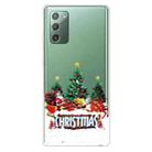 For Samsung Galaxy Note20 Christmas Series Clear TPU Protective Case(Retro Old Man) - 1