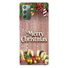For Samsung Galaxy Note20 Christmas Series Clear TPU Protective Case(Christmas Balls) - 1